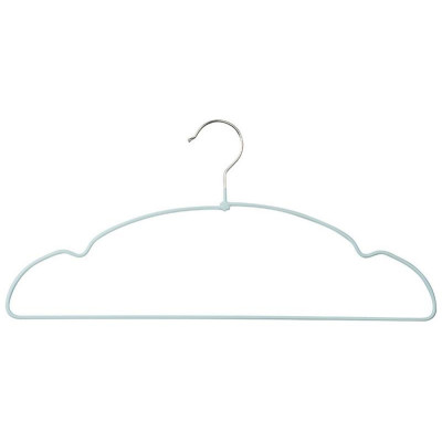 107915 Набор вешалок металлических с ПВХ покрытием 'Рыжий кот' (10шт) цвет бирюзовый-2