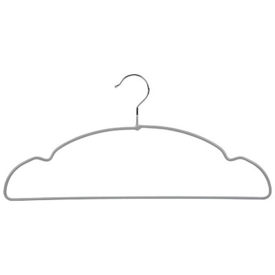 107916 Набор вешалок металлических с ПВХ покрытием 'Рыжий кот' (10шт) цвет серый-2
