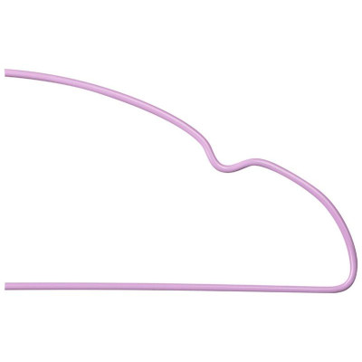 107917 Набор вешалок металлических с ПВХ покрытием 'Рыжий кот' (10шт) цвет сиреневый-3