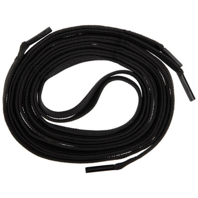 107988 Шнурки с магнитным фиксатором плоские эластичные, черные-1