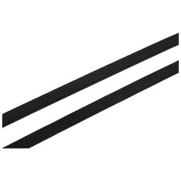 107988 Шнурки с магнитным фиксатором плоские эластичные, черные-2