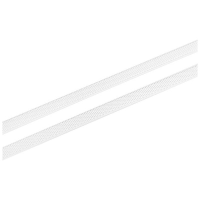 107989 Шнурки с магнитным фиксатором плоские эластичные, белые-2