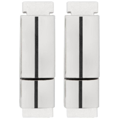 107989 Шнурки с магнитным фиксатором плоские эластичные, белые-4