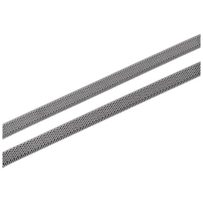 107990 Шнурки с магнитным фиксатором плоские эластичные, серые-2