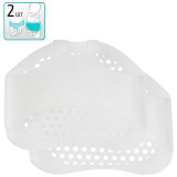 108001 Полустельки защитные 'Рыжий кот' силикон, белый (2шт)