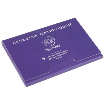 108007 Салфетки матирующие в картонном конверте ' Идеальная' , 100шт-1