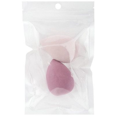 108012 Набор 2 спонжа косметических ' Идеальная' , розовый-2