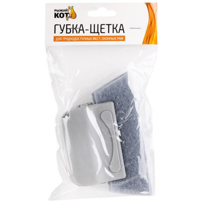 108107 Губка-щетка для труднодоступных мест (оконных рам, углов, щелей)-3