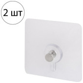 108490 Крючки самоклеящиеся винтовые для полок/картин, 2шт 108490 Крючки самоклеящиеся винтовые для полок/картин, 2шт