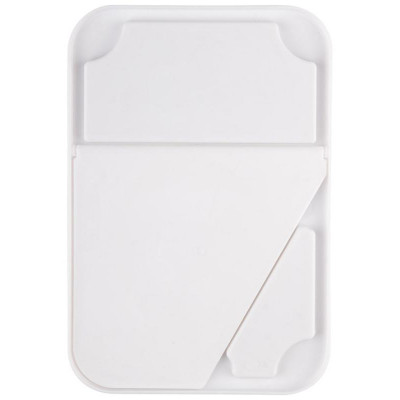 108713 Зеркало косметическое настольное 'Рыжий кот' 14х20см, цвет белый-3