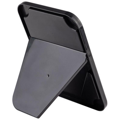 108714 Зеркало косметическое настольное 'Рыжий кот' 14х20см, цвет черный-1