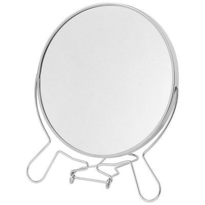 108715 Зеркало косметическое 'Рыжий кот' (двустороннее, D17см)