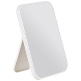 108716 Зеркало косметическое настольное 'Рыжий кот' 10х15см, цвет белый