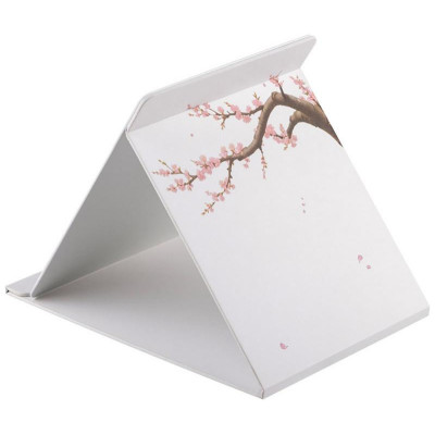 108718 Зеркало косметическое складное 'Рыжий кот' 15х21см, дизайн: Сакура-1