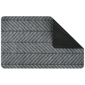 108729 Коврик придверный 'Рыжий кот' 50х80см, серый DM1-2