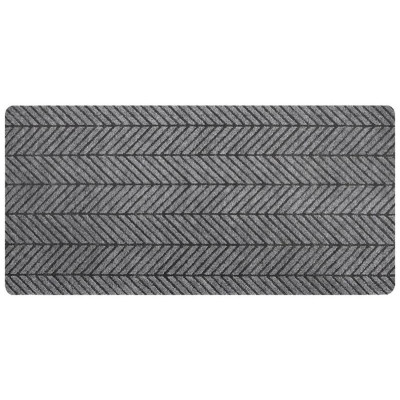 108730 Коврик придверный 'Рыжий кот' 67х140см, серый DM10-1