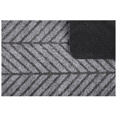 108730 Коврик придверный 'Рыжий кот' 67х140см, серый DM10-4