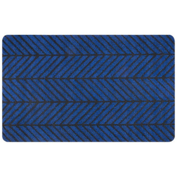 108731 Коврик придверный 'Рыжий кот' 50х80см, синий DM2-1