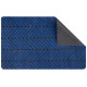 108731 Коврик придверный 'Рыжий кот' 50х80см, синий DM2
