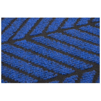 108731 Коврик придверный 'Рыжий кот' 50х80см, синий DM2-3