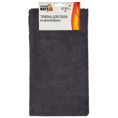 108917 Тряпка для пола из микрофибры 'Рыжий кот', темно-серый, размер 50х60см