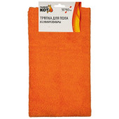 108918 Тряпка для пола из микрофибры 'Рыжий кот', оранжевый, размер 50х60см