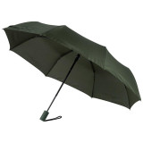 108967 Зонт полуавтоматический складной 98см (полиэстер) зеленый