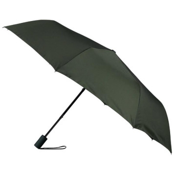108967 Зонт полуавтоматический складной 98см (полиэстер) зеленый-1