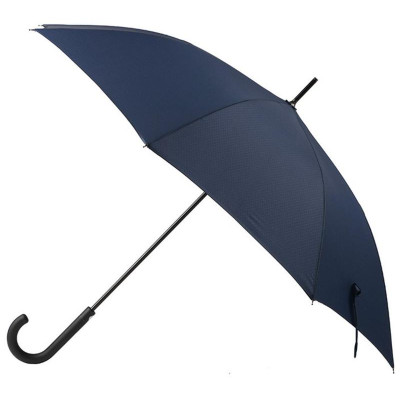 108969 Зонт-трость полуавтоматический складной 104см (полиэстер) синий-1