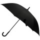 108971 Зонт-трость полуавтоматический складной 119см (полиэстер) черный