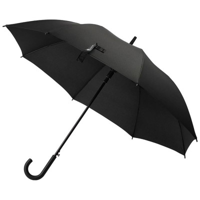 108971 Зонт-трость полуавтоматический складной 119см (полиэстер) черный