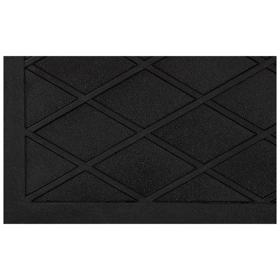 108977 Коврик напольный 'Рыжий кот' 'Ромб' ПВХ грязесборный 60х35см-2