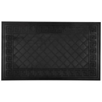 108978 Коврик напольный 'Рыжий кот' 'Версаче' ПВХ грязесборный 60х35см-1