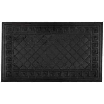 108978 Коврик напольный 'Рыжий кот' 'Версаче' ПВХ грязесборный 60х35см-1