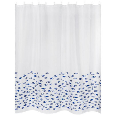 108995 Занавеска для ванной SP-PE-01 'Рыжий кот' Рыбы половина