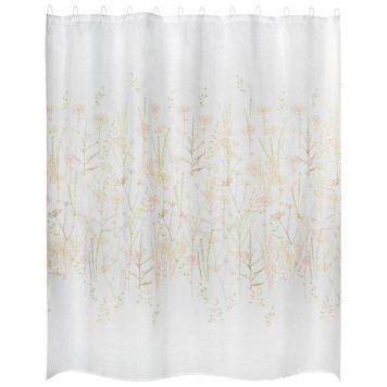 109005 Занавеска для ванной SP-PE-58 'Рыжий кот' Укропы бежевые