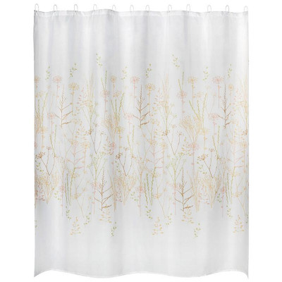 109005 Занавеска для ванной SP-PE-58 'Рыжий кот' Укропы бежевые