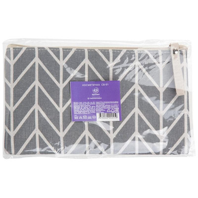 109030 Косметичка на молнии ' Идеальная' CB-01, 22см-2