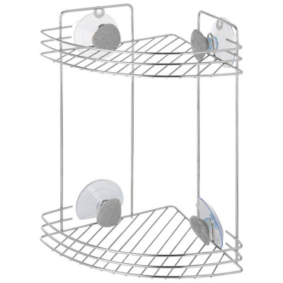 109066 Полка угловая 2-ярусная W2672 STONE 'Рыжий кот'