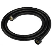 109085 Шланг для душа, 150см, 1/2-1/2 (черный) Рыжий кот