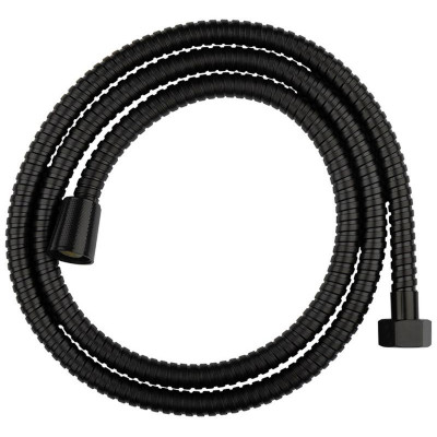 109085 Шланг для душа, 150см, 1/2-1/2 (черный) Рыжий кот-2