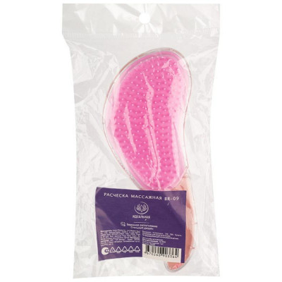 109108 Расческа для волос массажная ' Идеальная' с наполнителем ' Капля' BR-09-3