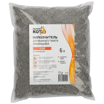 109112 Наполнитель для кошачьего туалета, тофу, без ароматизатора (6л)-3