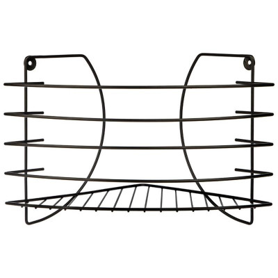 109119 Полка угловая с держателем для телефона Scaffali (23х23х22см) полимерное покрытие-3