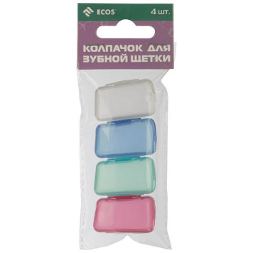 109145 Колпачок для зубной щетки Ecos, 4шт-3