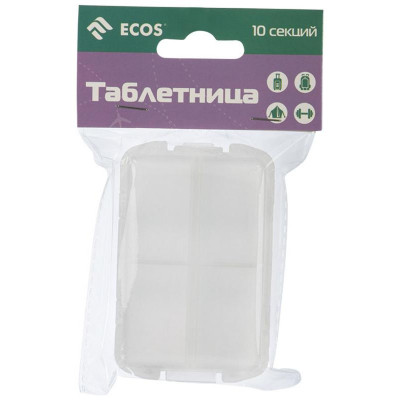 109147 Таблетница Ecos, 10 секций-3