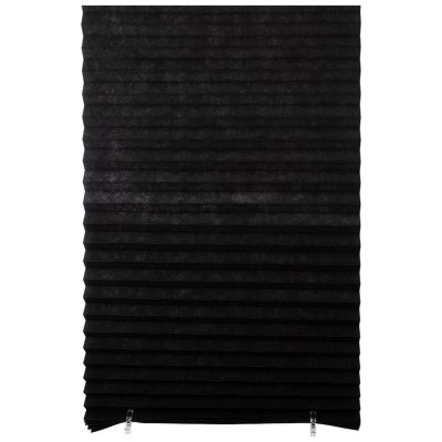 109168 Самоклеящиеся шторы-плиссе ' Skandi' ,120х180см,цвет черный ' Рыжий кот' -1