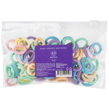 109183 Набор резинок для волос ' Идеальная' , 100шт-3