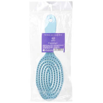 109196 Расческа для волос массажная ' Идеальная' продувная, с параллельной перфорацией BR-01-4