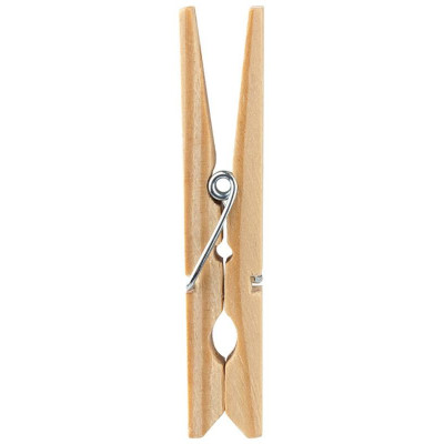 109229 Прищепки для белья деревянные в наборе 40шт Рыжий кот-2